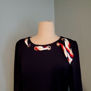 Long sleeve knit dress